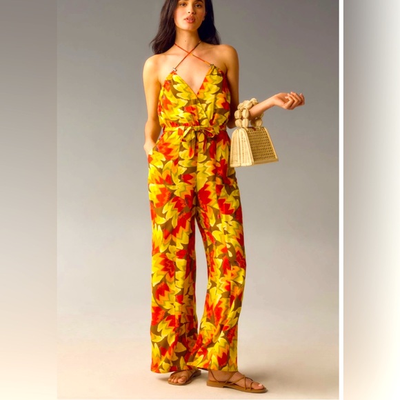 FARM RIO Fruit Print Jumpsuit